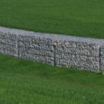 Mur en gabion à Rezé installé par Léauté Paysage